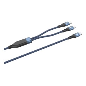 VULTECH CAVO SMARTPHONE TYPE-C A 2 TYPE-C, 1,2m, 5.0A 100W, NYLON, BLU (CS-NCCC12BL) VULTECH CAVO SMARTPHONE TYPE-C A 2 TYPE-C, 1,2m, 5.0A 100W, NYLON, BLU (CS-NCCC12BL)