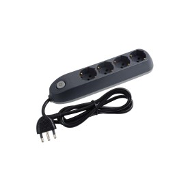 bticino Poker prolunghe e multiple 1,5 m 4 presa(e) AC Interno Grigio (BT-3684GB)