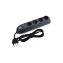 bticino Poker prolunghe e multiple 1,5 m 4 presa(e) AC Interno Grigio (BT-3684GB)