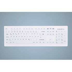 Active Key AK-C8100FA-UVS-W/GE tastiera USB QWERTY Inglese UK Bianco