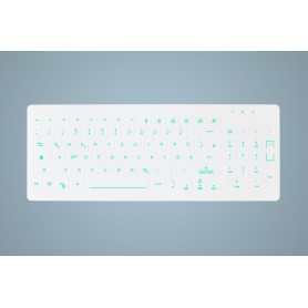 Active Key AK-CB7012 tastiera USB Tedesco Bianco (AK-CB7012F-US-W/GE)