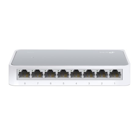 TP-LINK TL-SF1008D Non gestito Fast Ethernet (10/100) Bianco (TL-SF1008D V11) (TL-SF1008D)
