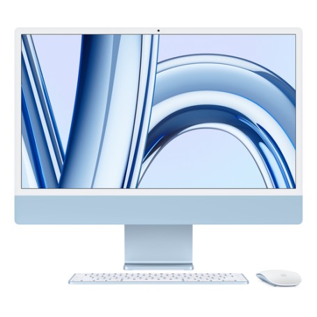 Apple iMac con Retina 24'' Display 4.5K M3 chip con 8‑core CPU e 8‑core GPU, 256GB SSD - Blu (MQRC3T/A)