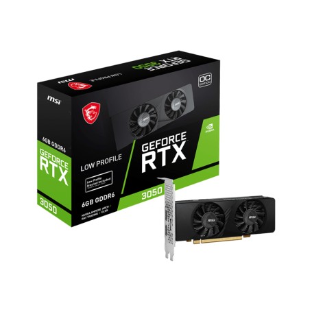 MSI GEFORCE RTX 3050 LP 6G OC scheda video NVIDIA 6 GB GDDR6 (912-V812-025)