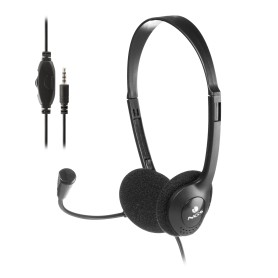 NGS MS103 MAX Auricolare Cablato A Padiglione Musica e Chiamate Nero (MS103MAX)