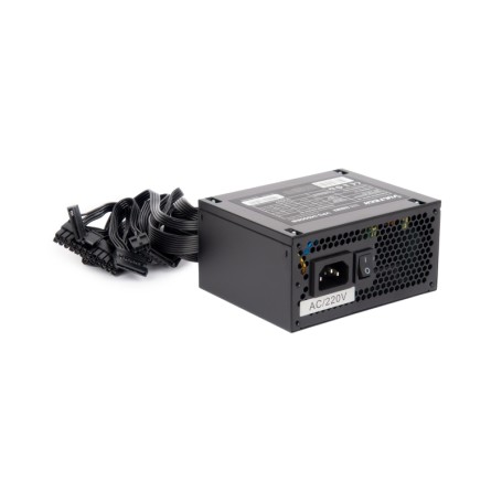 VULTECH ALIMENTATORE MICRO ATX, 500W VENTOLA TERMOREGOLATA, SERIE ESSENCE (VPS-M500EB)
