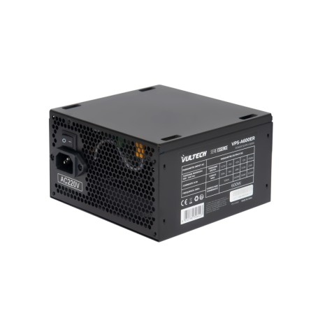 VULTECH ALIMENTATORE CON VENTOLA DA 12CM TERMOREGOLATA, SERIE ESSENCE (VPS-A600ER)