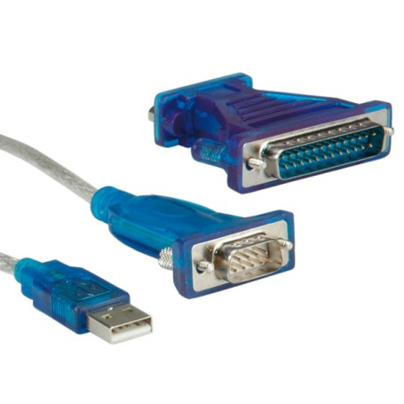 VALUE Converter Cable USB to Serial 1.8 m Grigio (12.99.1160)