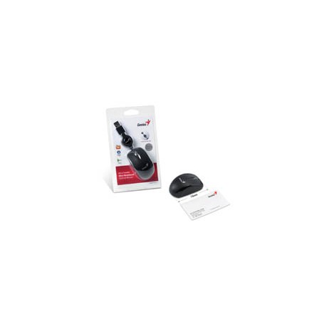 GENIUS MOUSE USB MICRO TRAVELER V2 FILO RETRATTILE BLACK (31010125105)