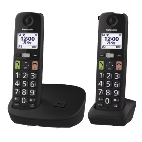 CORDLESS TGU112EXB TASTI GRANDI DUO (KX-TGU112EXB)