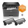 Brother DCP-L2627DWXL stampante multifunzione Laser A4 1200 x 1200 DPI 32 ppm Wi-Fi (DCPL2627DWXLRE1)