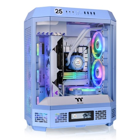 THERMALTAKE CASE M.TOWER THE TOWER 600 HYDRANGEA 2 BIANCHE xFAN TG (CA-1Z1-00MFWN-00)
