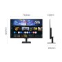 Samsung M5 Smart Monitor - M50F da 32" Full HD Flat (LS32FM500EUXEN)