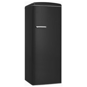 Frigorifero Exquisit RKS325-VH-161E Retro full-size, larghezza 54,5 cm, 229 L, illuminazione interna a LED, nero opaco