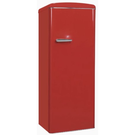 Frigorifero Exquisit RKS325-VH-161E Retro full-size, larghezza 54,5 cm, 229 L, illuminazione interna a LED, rosso