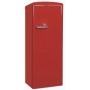 Frigorifero Exquisit RKS325-VH-161E Retro full-size, larghezza 54,5 cm, 229 L, illuminazione interna a LED, rosso