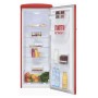 Frigorifero Exquisit RKS325-VH-161E Retro full-size, larghezza 54,5 cm, 229 L, illuminazione interna a LED, rosso