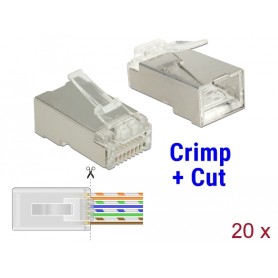 DeLOCK 86454 cavo di collegamento RJ-45 Trasparente (86454)