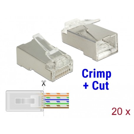 DeLOCK 86454 cavo di collegamento RJ-45 Trasparente (86454)