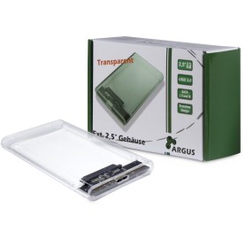 Inter-Tech GD-25000 Box esterno HDD Trasparente 2.5" (88884092)