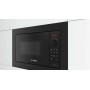 Bosch Serie 2 BFL623MB4 forno a microonde Nero Solo microonde Da incasso 20 L 800 W