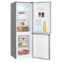 Exquisit KGC231-60-E-050C Frigorifero-congelatore a libera installazione, L 47,4 cm, 157 L, illuminazione a LED