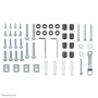 Neomounts LED-W700SILVER Supporto TV a parete 32-60" - mobilità completa