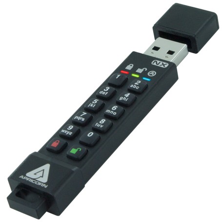 Apricorn ASK3-NX-64GB unità flash USB USB tipo A 3.2 Gen 2 (3.1 Gen 2) Nero (ASK3-NX-64GB)