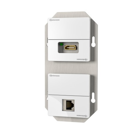 Kindermann 7456 000 544 presa energia RJ-45 + HDMI Bianco (7456000544)
