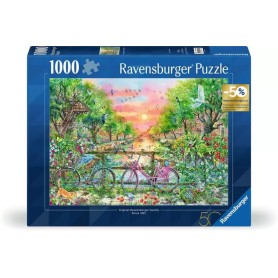 Puzzle Vertrumte Fahrrder in Amsterdam (1000 Teile) (12001089)