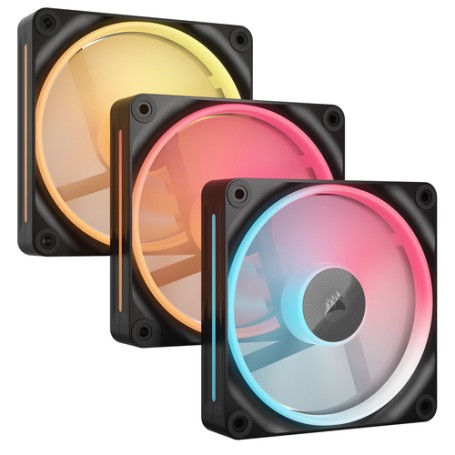 iCUE LINK LX120-R RGB Reverse (schwarz, 3er Pack, 120 mm) (CO-9051050-WW)