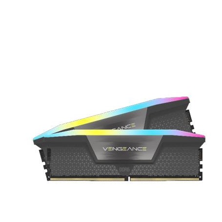 DIMM 32 GB DDR5-5600 (2x 16 GB) Dual-Kit (grau, CMH32GX5M2B5600Z40, Vengeance RGB, AMD EXPO)