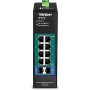 Trendnet TI-PG102I switch di rete Gestito L2 Gigabit Ethernet (10/100/1000) Supporto Power over Ethernet (PoE) Nero (TI-PG102I)