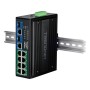 Trendnet TI-BG108 switch di rete Gigabit Ethernet (10/100/1000) Supporto Power over Ethernet (PoE) Nero