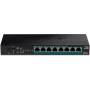 Trendnet TPE-TG380 switch di rete Non gestito 2.5G Ethernet (100/1000/2500) Supporto Power over Ethernet (PoE) Nero (TPE-TG380)