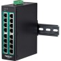 Trendnet TI-PG160 switch di rete Non gestito Gigabit Ethernet (10/100/1000) Supporto Power over Ethernet (PoE) Nero (TI-PG160)