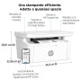 HP LaserJet M140w Wireless Multifunction Bianco e nero Stampante, Fotocopiatrice, scanner (7MD72F)