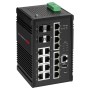 Edimax IGS-5416P switch di rete Gestito Gigabit Ethernet (10/100/1000) Supporto Power over Ethernet (PoE) Nero (IGS-5416P)