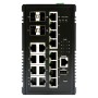 Edimax IGS-5416P switch di rete Gestito Gigabit Ethernet (10/100/1000) Supporto Power over Ethernet (PoE) Nero (IGS-5416P)