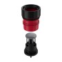 EMSA Bludrop Sleeve N3111100 borraccia Uso quotidiano 700 ml Acciaio inox Nero, Acciaio inox