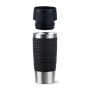 EMSA Travel Mug Waves 36 ml Nero, Acciaio inox (N2021200)
