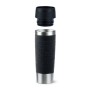 EMSA Travel Mug Classic N2022000 tazza da viaggio 500 ml Nero, Acciaio inox Acciaio inox