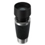 EMSA Travel Mug Classic N2020200 tazza da viaggio 360 ml Nero, Acciaio inox Acciaio inox