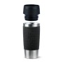 EMSA Travel Mug Classic N2020200 tazza da viaggio 360 ml Nero, Acciaio inox Acciaio inox