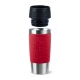 EMSA Travel Mug Classic N2020400 tazza da viaggio 360 ml Nero, Rosso, Acciaio inox Acciaio inox