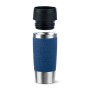 EMSA Travel Mug Classic N2020300 tazza da viaggio 360 ml Nero, Blu, Acciaio inox Acciaio inox