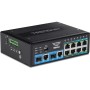 Trendnet TI-BG104 switch di rete Non gestito Gigabit Ethernet (10/100/1000) Supporto Power over Ethernet (PoE) Nero