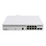 Mikrotik CSS610-8P-2S+IN switch di rete Gestito Gigabit Ethernet (10/100/1000) Supporto Power over Ethernet (PoE) Bianco