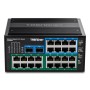 Trendnet TI-PG262 switch di rete Non gestito Gigabit Ethernet (10/100/1000) Supporto Power over Ethernet (PoE) Nero