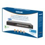 Intellinet 561846 switch di rete Gestito L2+ Gigabit Ethernet (10/100/1000) Supporto Power over Ethernet (PoE) 1U Nero